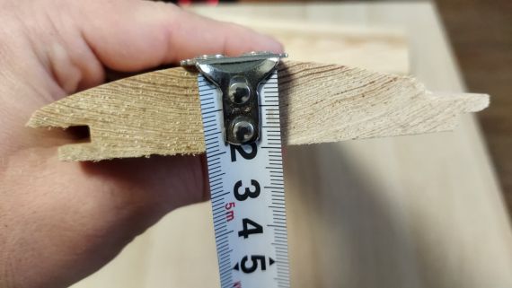 Srubová oblouková palubka